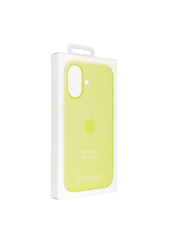 iPhone 17 Silicone Case with MagSafe - Neon Yellow 0INT