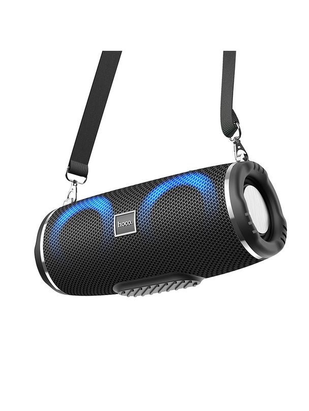 Głośnik bluetooth LED 2 x 5W 2h Hoco HC12 czarny