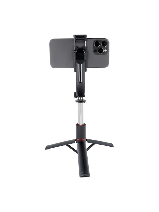 Uchwyt selfie z pilotem bezprzewodowym tripod SSTR-13 czarny