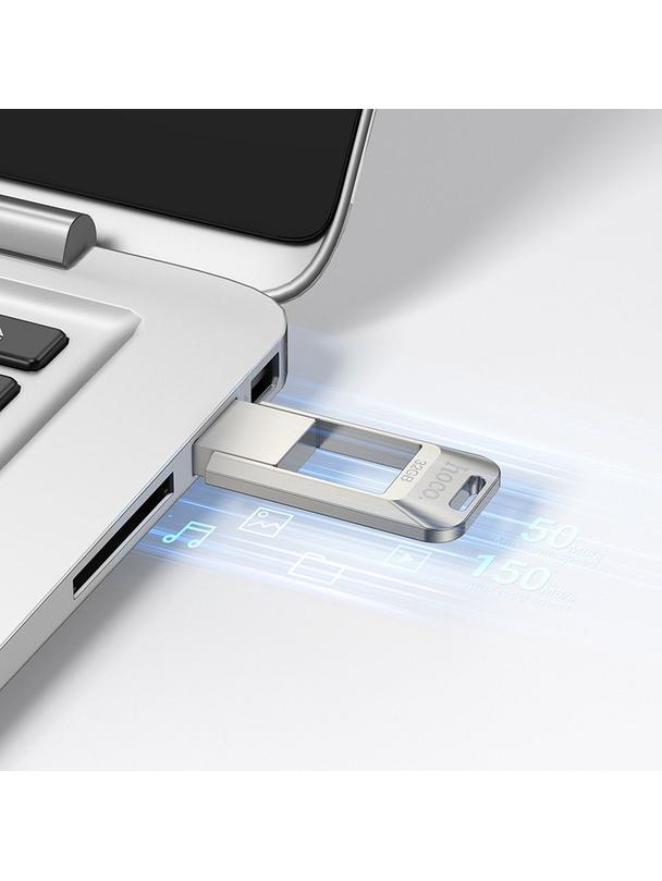 Pendrive 32GB USB 3.0 (USB A) Hoco UD16 nikiel