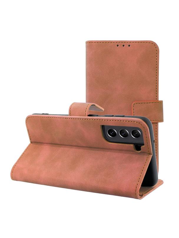 Kabura TENDER Book do SAMSUNG S21 FE brązowy