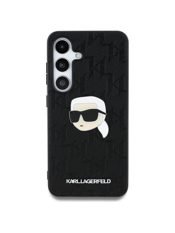 KARL LAGERFELD futerał do SAMSUNG S25 KLHCS25SPGKLKIPK (PU Monogram K. Head Pin) czarny