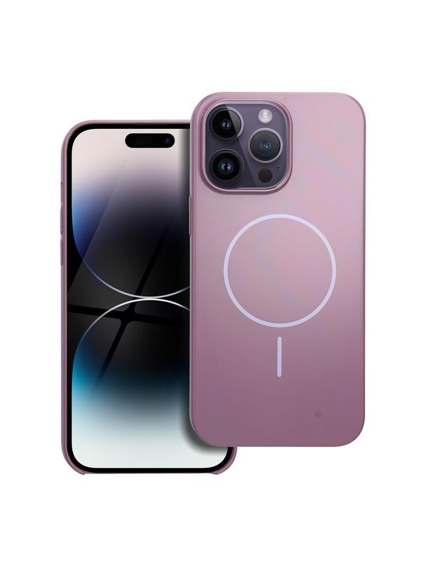 Etui na iPhone 14 PRO MAX Glossy Mag Cover zgodny z MagSafe pasuje fioletowe