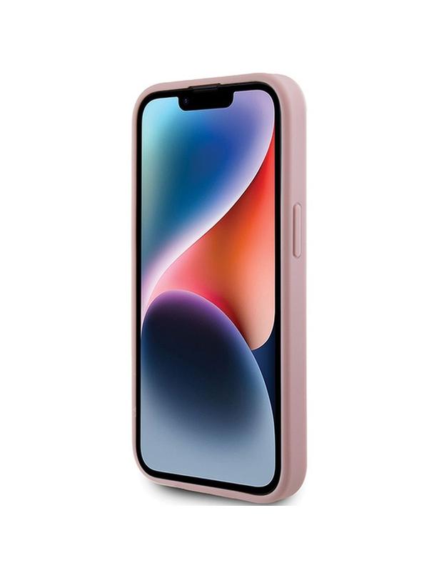 GUESS futerał do IPHONE 15 GUHCP15SHG4SGP (Fixed Glitter Big 4G) różowy