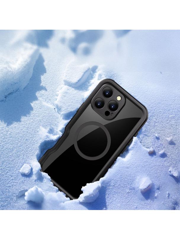 Futerał wodoodporny SHELLBOX GT kompatybilny z MagSafe do IPHONE 16 Pro Max czarny