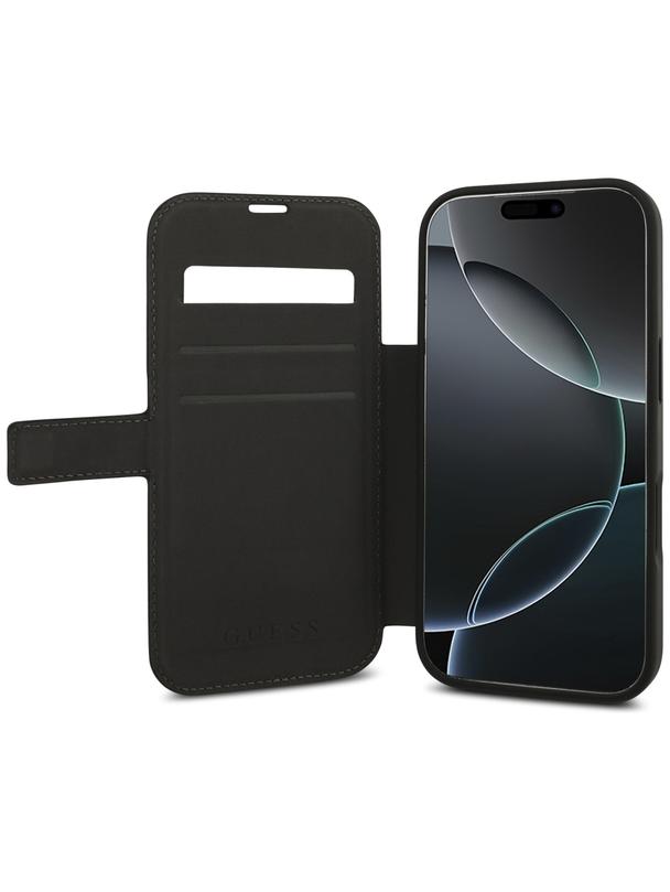 GUESS kabura do IPHONE 17 Pro GUBKP17L4GMGGR (PU 4G Metal Logo) czarna