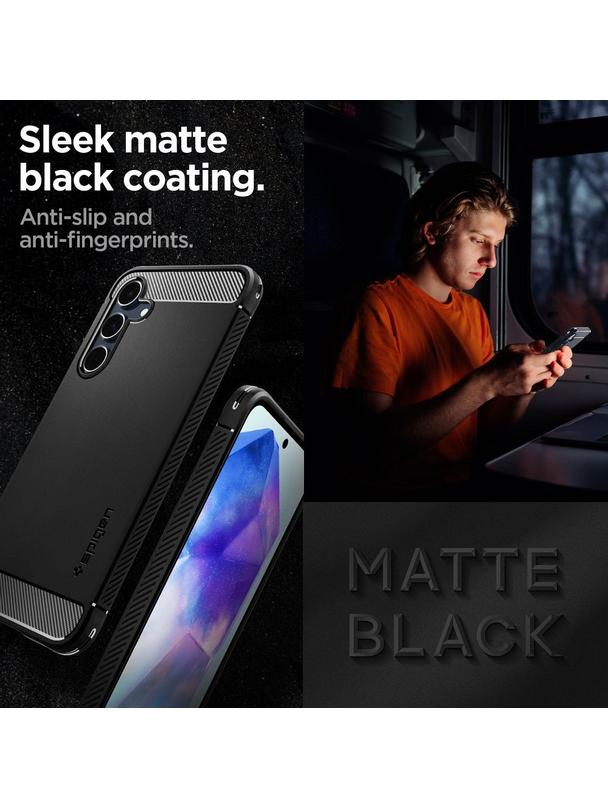SPIGEN futerał RUGGED ARMOR do SAMSUNG A55 5G matte black