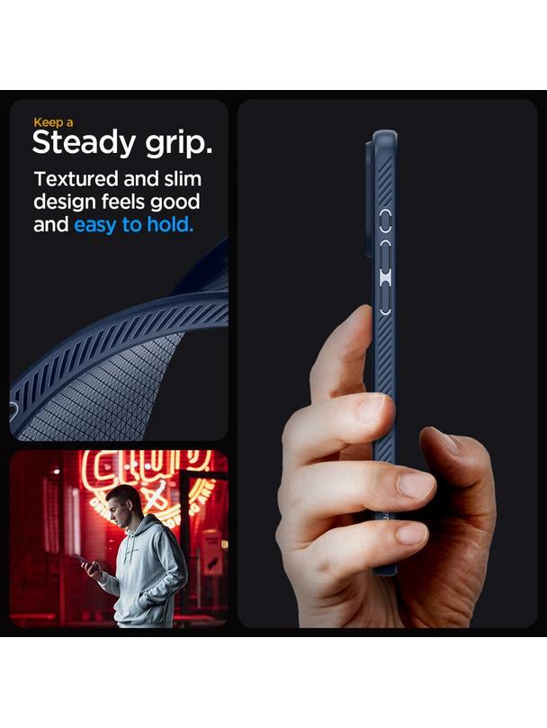 SPIGEN futerał LIQUID AIR do IPHONE 15 Pro navy blue