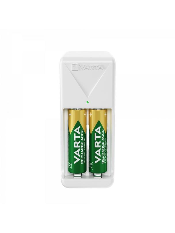 VARTA ładowarka MINI CHARGER 57656 + 2 x bateria akumulatorowa R6 (AA) 2100mAh