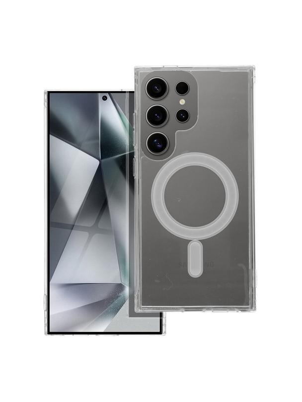 Futerał CLEAR MAG COVER kompatybilny z MagSafe do SAMSUNG S25 transparentny