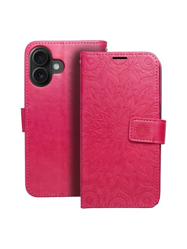 Kabura MEZZO Book do IPHONE 16 mandala magenta