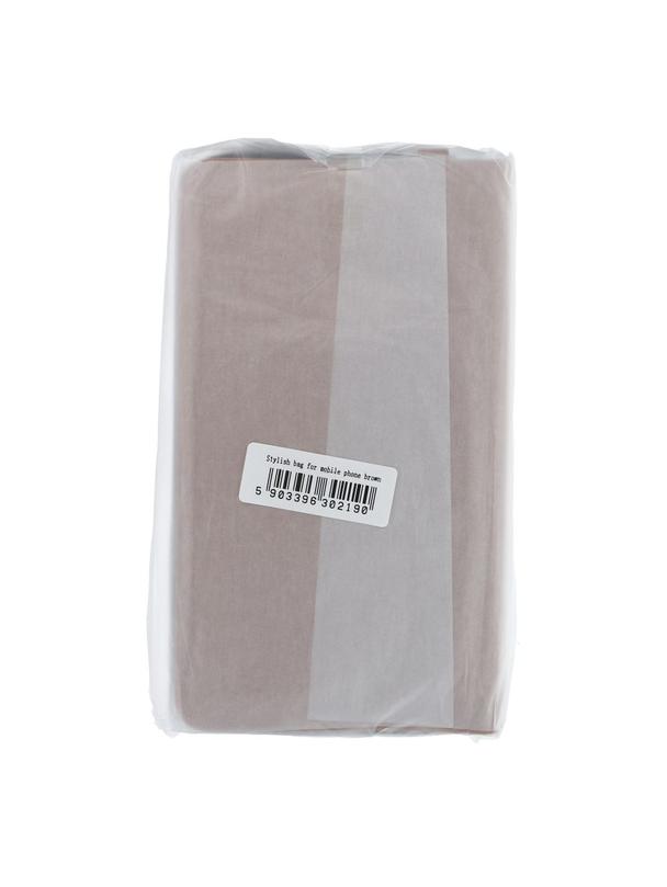 Torebka Stylish na telefon komórkowy brązowa