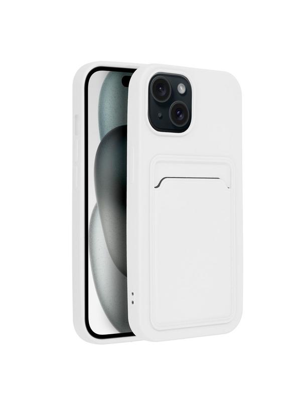 Futerał CARD CASE do IPHONE 15 biały
