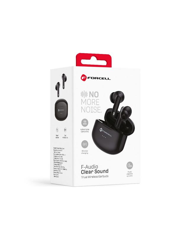 Słuchawki bezprzewodowe douszne Forcell F-Audio Clear Sound TWS czarne