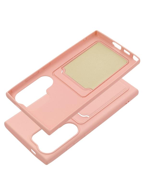 Futerał CARD CASE do SAMSUNG S24 Ultra różowy