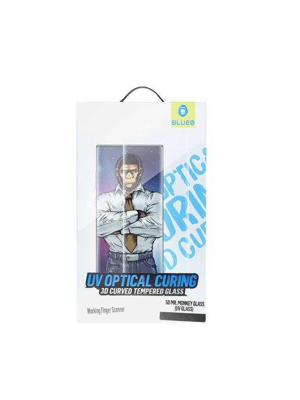 Szkło Hartowane 5D Mr. Monkey Glass - Samsung Galaxy S23 Ultra transparent (UV Glass)