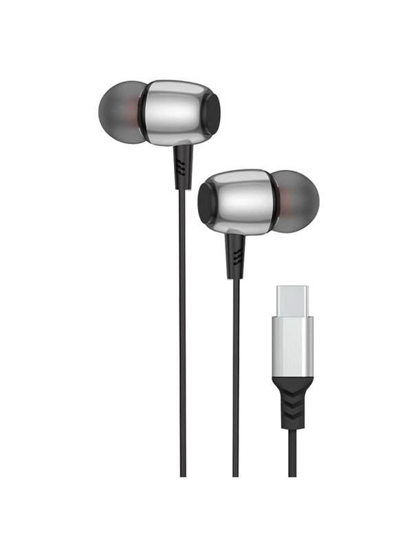 Słuchawki przewodowe douszne USB C (DAC) Blue Star M09C 1,2 m czarne