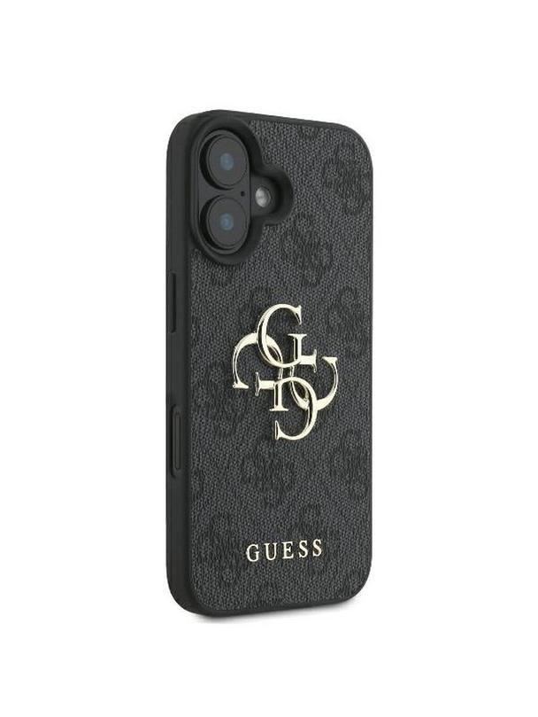 GUESS futerał do IPHONE 16 GUHCP16S4GMGGR (4G PU Big Logo) czarny