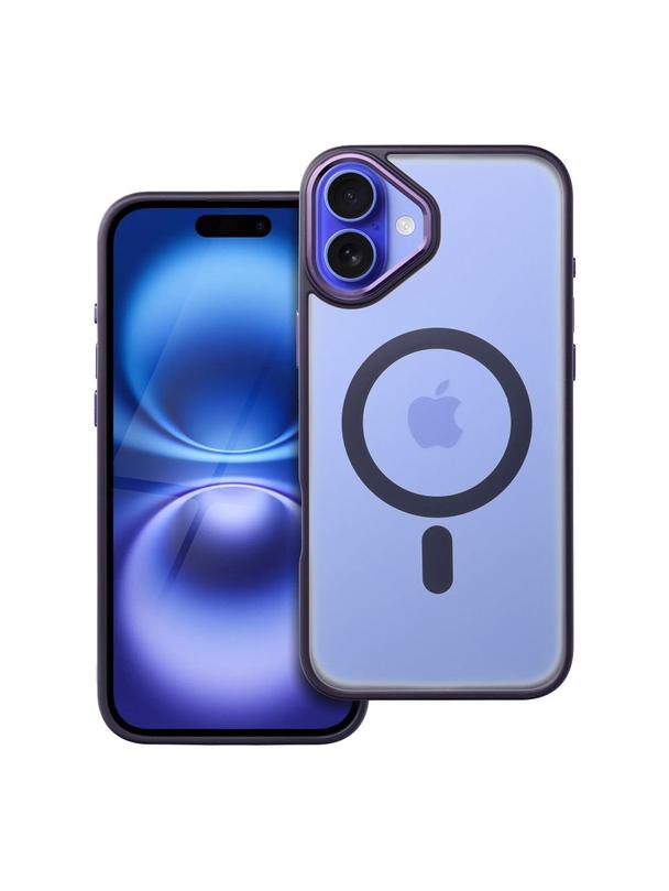 Futerał MATTE MAG COVER kompatybilny z MagSafe do IPHONE 16 Plus fioletowy