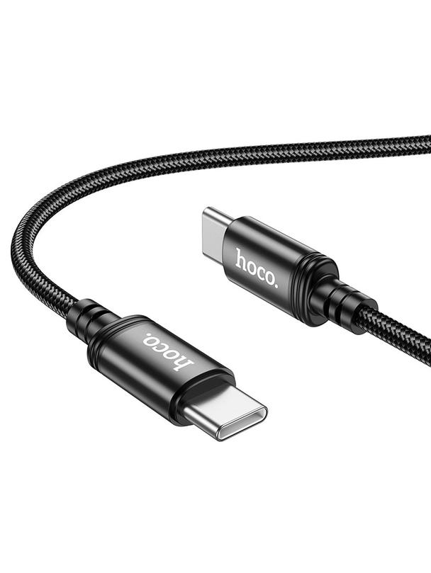 Kabel USB C do USB C Hoco 3A 60W 2 m X89 czarny