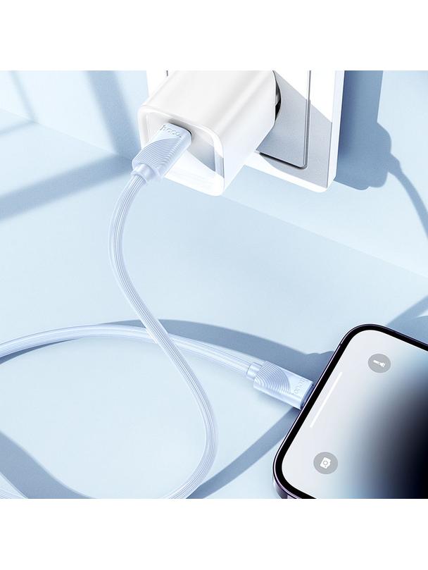Kabel USB C do Lightning Hoco PD 27W 1 m X114 niebieski