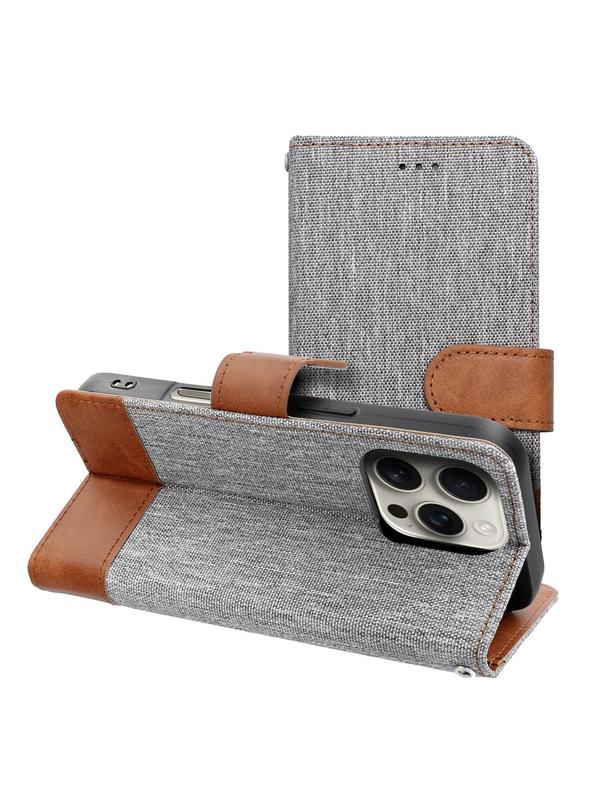 Kabura JEANS Book do IPHONE 17 Pro szary