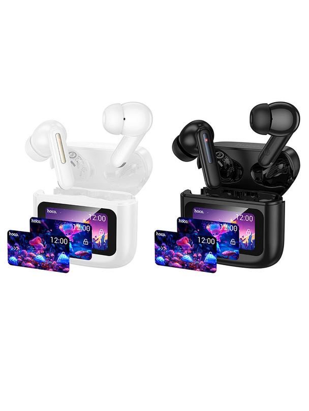Słuchawki bezprzewodowe douszne Hoco z ekranem dotykowym TWS EQ14 czarne