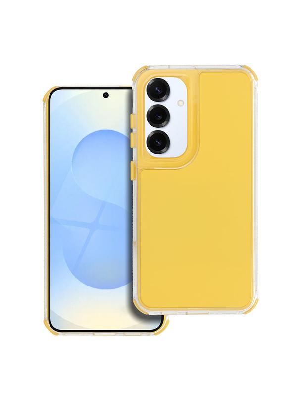 Futerał MATRIX do SAMSUNG S25 żółty