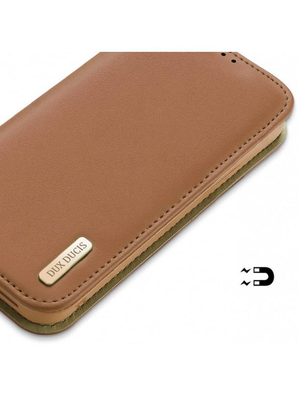 DUX DUCIS kabura HIVO do IPHONE 15 Pro Max brązowa