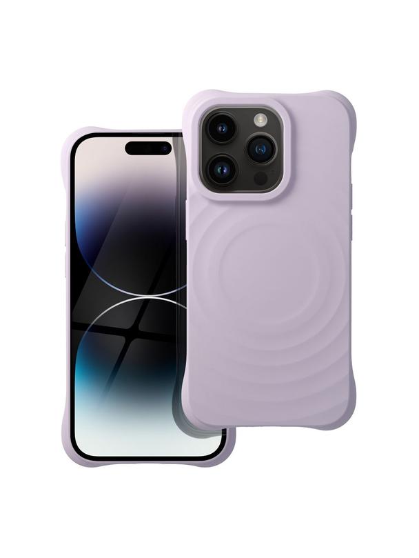 Silicone Zephyr Mag Cover kompatybilny z MagSafe do IPHONE 14 PRO liliowy