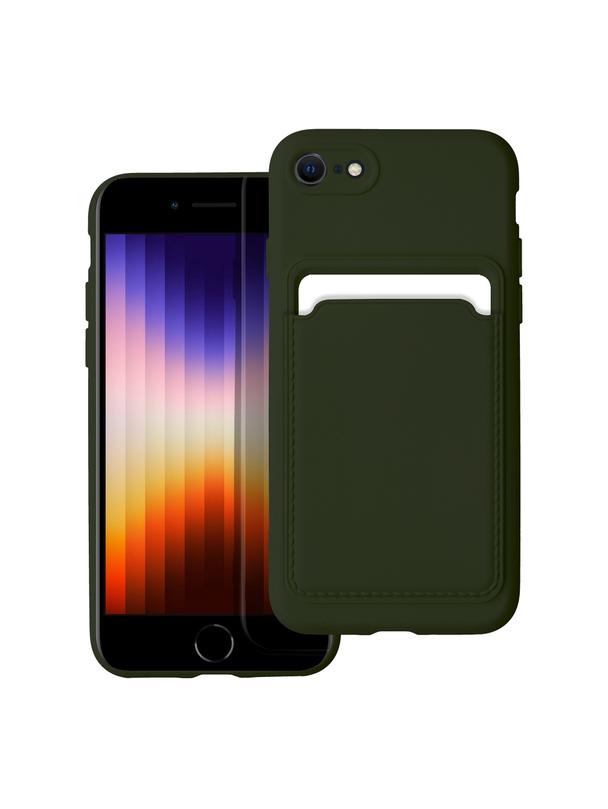 Futerał CARD CASE do IPHONE 7 / 8 / SE 2020 / SE 2022 zielony