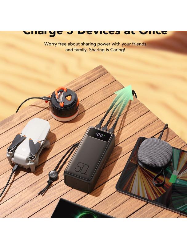 Powerbank Veger Tank Boost (W5001C) PD QC3.0 5A 130W 56000 mAh czarny