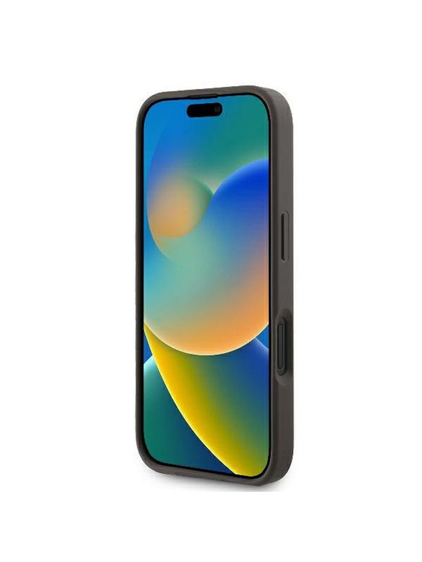 GUESS futerał do IPHONE 16 GUHCP16S4GMGBR (4G PU Big Logo) brązowy