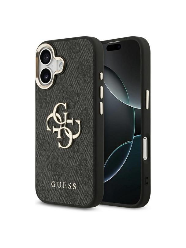 GUESS futerał do IPHONE 17 GUHCP17S4GMGCGR (PU W/ Big 4G Classic Logo) złoto czarny