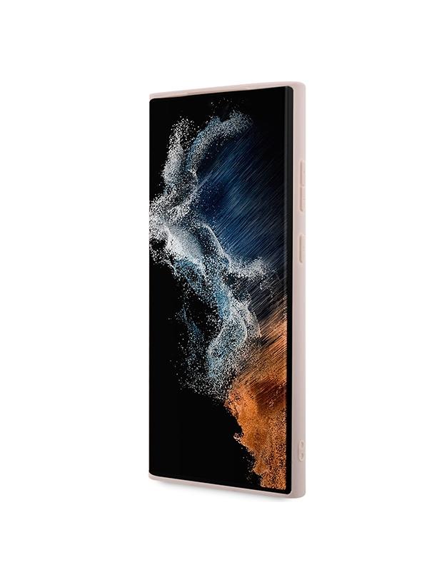 GUESS futerał do SAMSUNG S24 Ultra GUHCS24L4GMGPI (Leather 4G Metal Logo) różowy