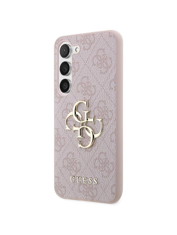 GUESS futerał do SAMSUNG A55 GUHCSA554GMGPI (4G Big Metal Logo) różowy