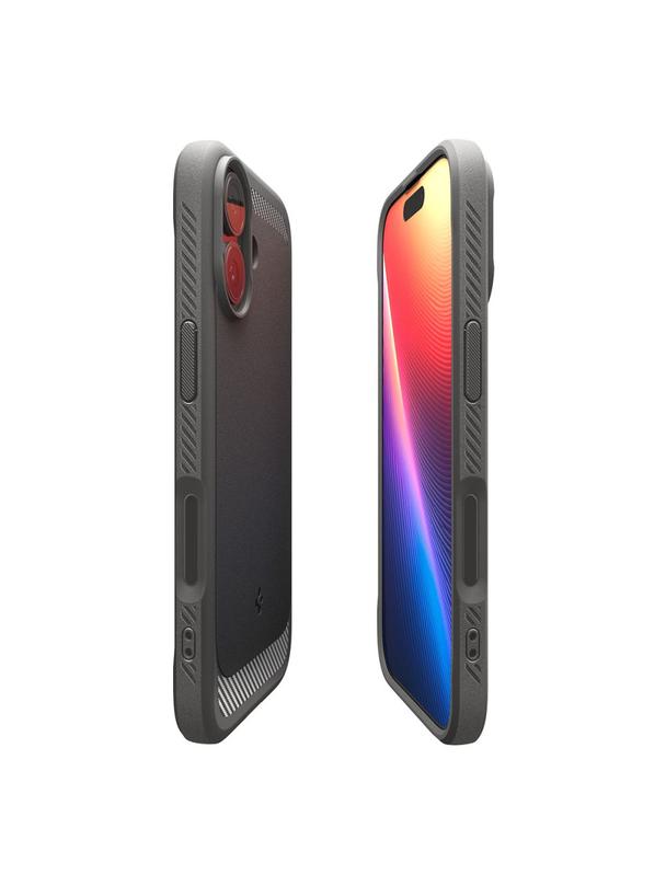 SPIGEN futerał RUGGED ARMOR MAG kompatybilny z MagSafe do IPHONE 17 gray