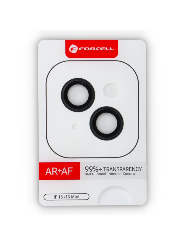 Szkło hartowane na aparat do iPhone 13 / 13 Mini Forcell Premium czarne