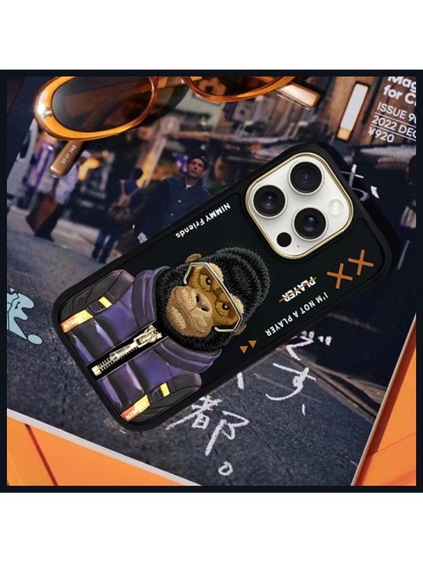 NIMMY futerał COOL&CUTE 2.0 Monkey do IPHONE 16 Pro czarny