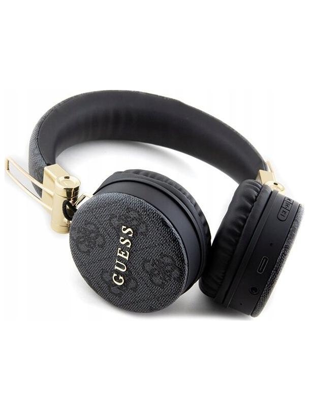 Słuchawki bezprzewodowe nauszne Guess Metal Logo GUBH704GEMK czarne