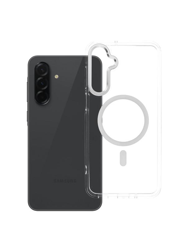 Futerał FRAME CLEAR HYBRID MAG COVER kompatybilny z MagSafe do SAMSUNG A16 transparentny