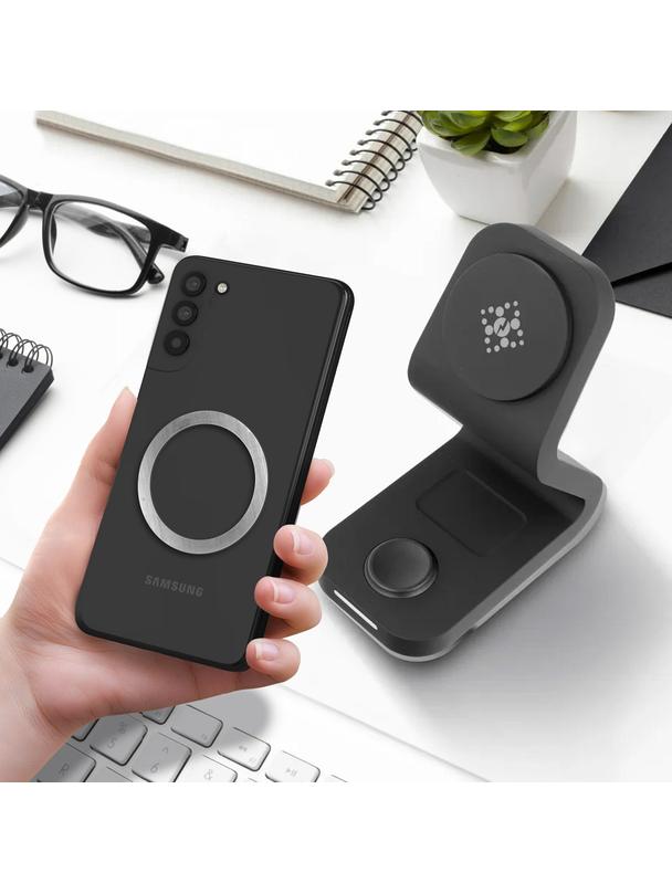 Blaszki uniwersalne / ring / magnesy magnetyczne kompatybilny z MagSafe srebrne