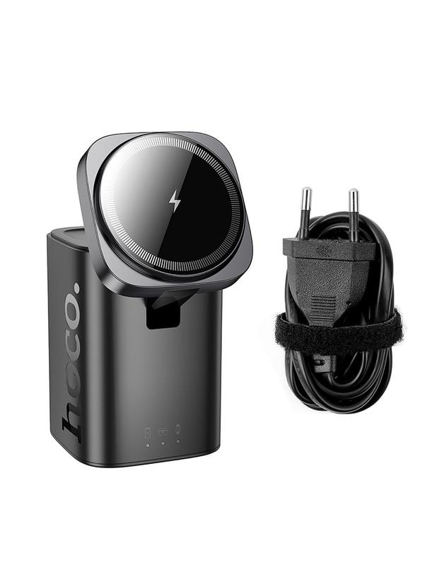 Ładowarka indukcyjna Hoco 6w1 PD QC 65W kompatybilna z Apple Watch CQ20A czarna