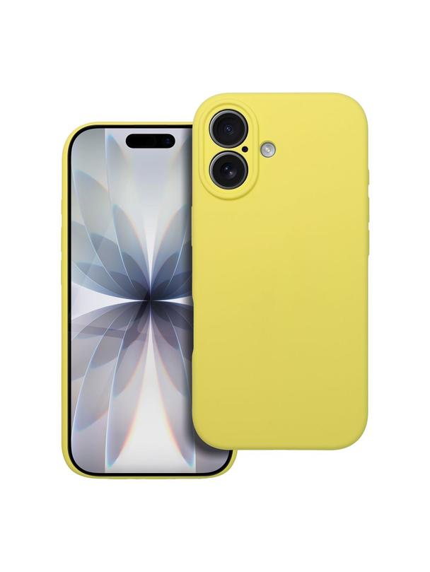 Futerał SILICONE 2mm do IPHONE 17 żółty