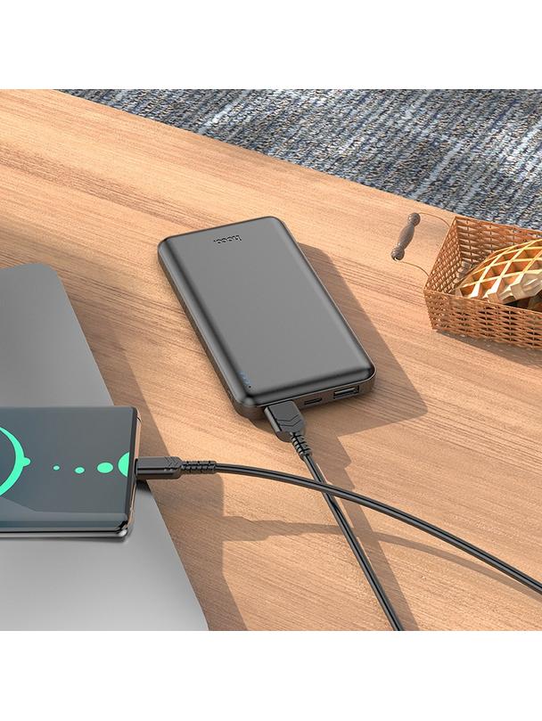 Powerbank Hoco 10000 mAh 2,1A J100 czarny