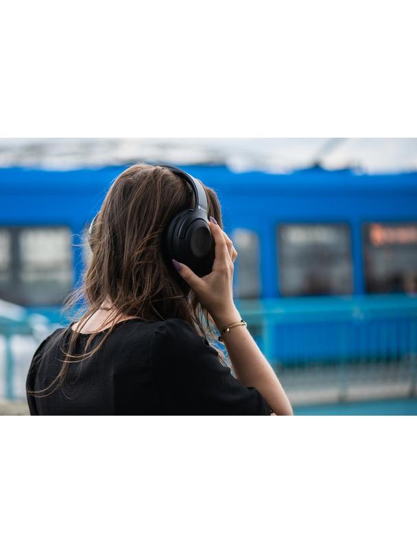 Słuchawki bezprzewodowe nauszne Forcell F-Audio Sonic Aura ANCczarne