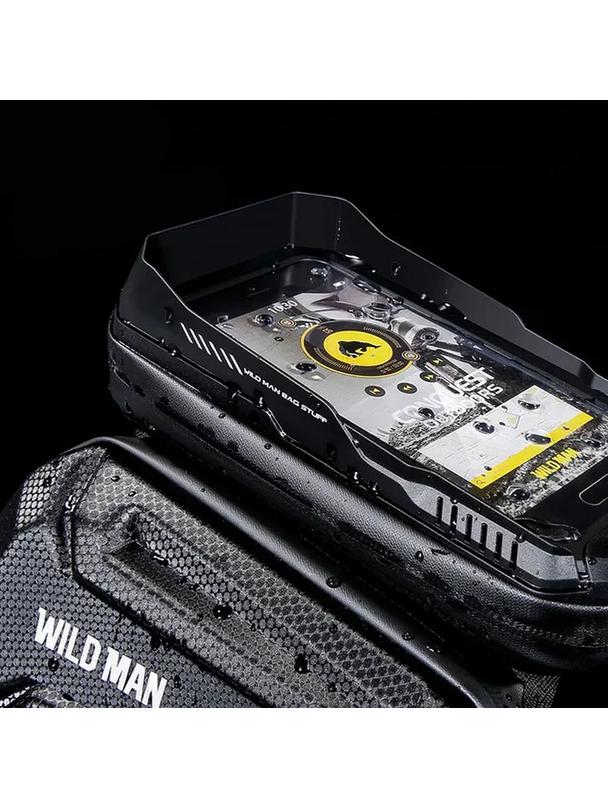 WILDMAN sakwa rowerowa na ramę na zamek 1,2L (4" - 7") XT6 czarna