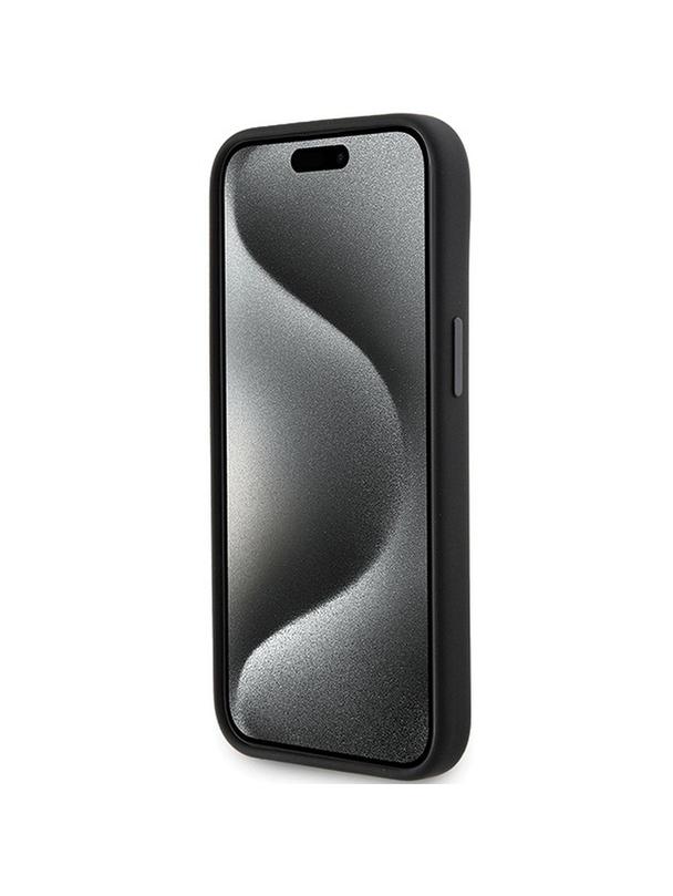 KARL LAGERFELD futerał do IPHONE 15 Plus KLHCP15MSDHKCNK (Silicone KC) czarny