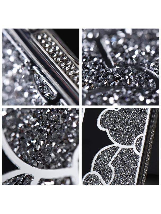 Futerał TEDDY BEAR do SAMSUNG S25 Edge srebrny