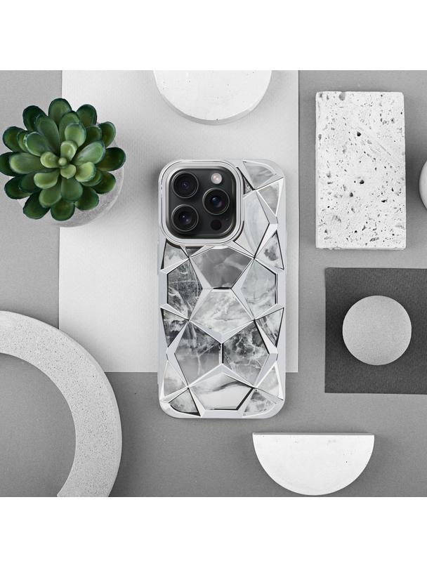 Futerał TWINKI do IPHONE 16 PLUS srebrny